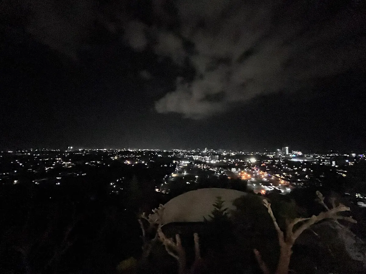 Davao City skyline at night